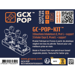 GCX-POP Kit de 3 Bouchons Diffuseur précis + support GC-POP S/M/L 